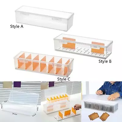 Card Holder Box With Lid Dustproof Card Holder Card Holder Container For Wedding • £10.36