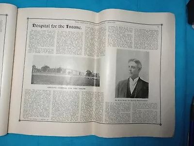 Original Large Vintage Daily Oregon Statesman Newspaper 1900 Insane Asylum Ads • $9.99