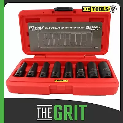 KC Tools 10pc 3/8  Dr AF Deep Impact Socket Set • $59