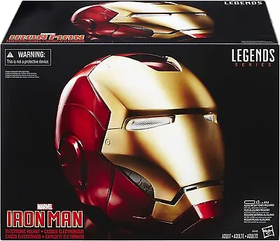 Marvel Legends Series Iron Man Electronic Helmet Hasbro B7435 • $97.97
