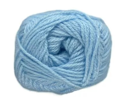 Knitting Wool Yarn 8Ply Super Soft Acrylic ELLE Charity 100g 233m - Cloud Blue • $2.80