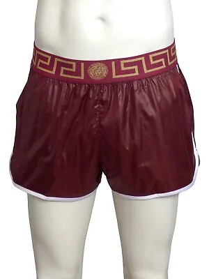 VERSACE- NWT 2022 Glossy Tasky Swim Shorts Size Small • $168