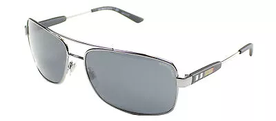 Authentic Burberry BE3074 100387 Gunmetal Aviator Sunglasses Grey Lens • $114.36