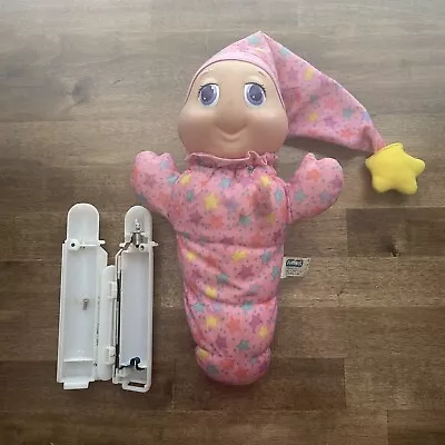 Vintage Gloworm 866 Pink Stars Plush 1988 Playskool Night Light Up Untested • $13