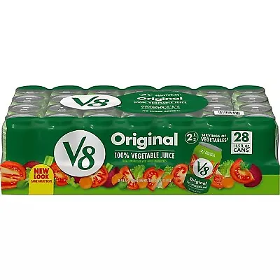 $33.69 • Buy V8 Original 100% Vegetable Juice, 11.5 FL OZ Can (Pack Of 28)