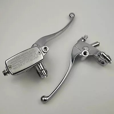 Motorcycle 7/8  Handlebar Brake Master Cylinder Hydraulic Control + Clutch Lever • $25.99