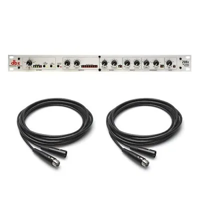 DBX 286S Preamplifier Channel Strip Mic Pre Amp W/ 2x 25' XLR Cables NEW • $249