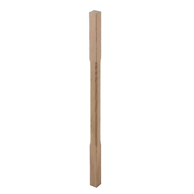 Solid White Oak 1100mm Stop Chamfered Spindle Baluster 41x41mm • £17.62