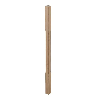 Solid White Oak 900mm Stop Chamfered Spindle Baluster 41x41mm • £9.86