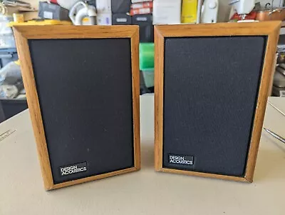 $69.45 • Buy Pair Of DESIGN ACOUSTICS. PS-3 Speakers