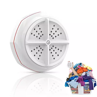 Portable Ultrasonic Washing Machines Mini Turbo Personal Rotating Washer Travel • $22.18