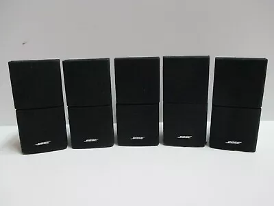 5 (Five) Bose Double Cube Speakers Lifestyle Acoustimass Test Working • $85.88