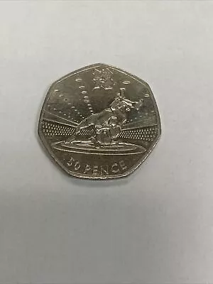2012 Olympics 50p 2011 Wrestling Fifty Pence CIRCULATED #3 • £12.99