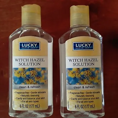 $10.95 • Buy Witch Hazel Solution Set Of 2 Ea. 6 Oz. Bottles 