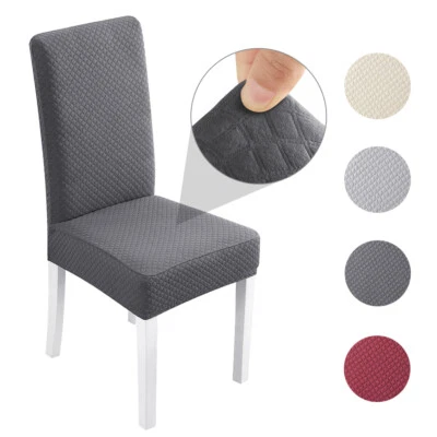 £3.99 • Buy Super Thick Dining Seat Chair Covers Slip Stretch Removable Washable Protectors