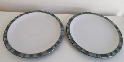 £18 • Buy 2 X Denby Azure Coast Dinner Plates 26.5cm / 10½ 