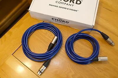 The CHORD Company CHAMELEON PLUS XLR 3m Pair Balanced Audio Interconnect Cables • £249