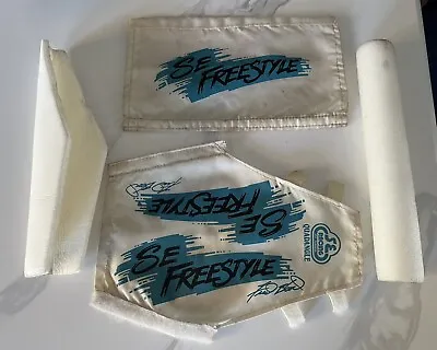 OLD SCHOOL BMX '80s SE RACING FREESTYLE QUADANGLE FRED BLOOD FRAME & BAR PADS • $199