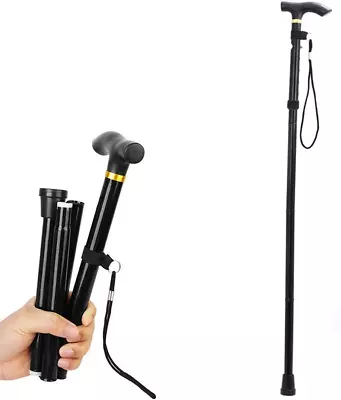 Folding Cane - Foldable Walking Cane For Men Women - Fold-Up Collapsible  • $18.16