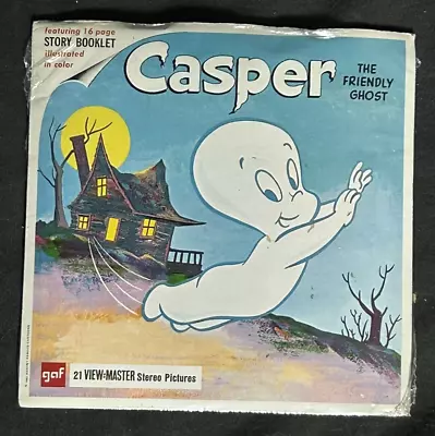 CASPER THE FRIENDLY GHOST Cartoon View-Master Pkt B533  C 1977 With Story Book • $12.95