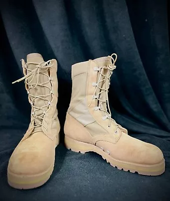 New Vibram Men's US Military Combat Air Force Army Tan Safety Toe Boots Sz 11R • $48.75