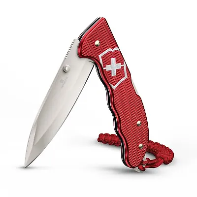Victorinox Swiss Army Knives Red Alox Evoke Knife With Lanyard • $120.95