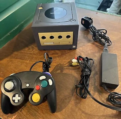 Nintendo GameCube Console & 1 Black Controllers - FREE DELIVERY • £54.99