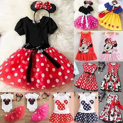 £7.79 • Buy Baby Toddler Kids Girls Tutu Dress Minnie Mouse Costume Headband Outfits Party