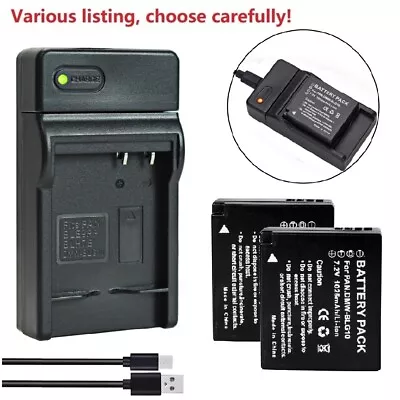 DMW-BLG10 Battery Or Charger For Panasonic Lumix DMC-GX85 ZS200 LX100 DMC-GX7K • £9.92