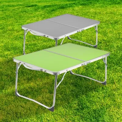 Folding Camping Tables Outdoor Garden Picnic Festival Fishing Portable BBQ Patio • £12.99