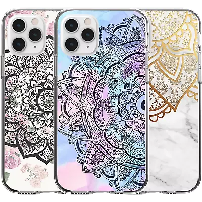 $16.95 • Buy Silicone Cover Case Cute Mandala Flower Marble Pattern Colours Queen Girl Sign