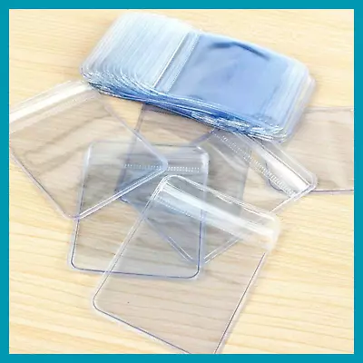 20PC Clear Plastic Coin Case Wallets Small Storage Envelopes Bag Holder Supplies • £3.09