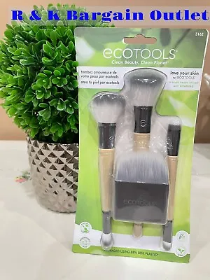 ⭐️EcoTools Love Your Skin Vitamin E Infused 4 Pcs Makeup Brush Gift Set Vegan⭐️ • $10.45