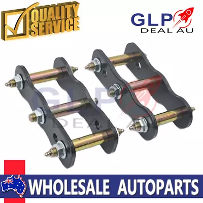 2  50mm Rear Extended Greasable Shackles Fit Nissan Navara D22 4wd Lift Kit • $95