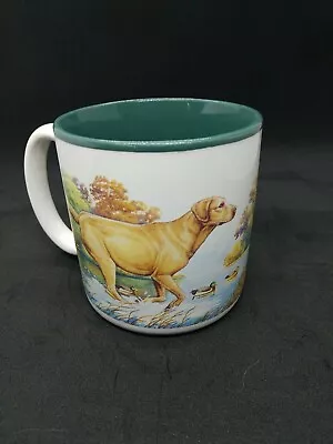 Dog Coffee Mug Labrador 1992 Yellow And Black Labrador Vintage • $8.99