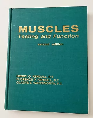 Muscles Testing And Function - 2nd Edition 1978 Reprint • $15