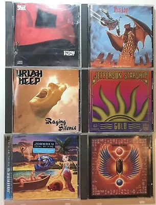 6CDs Of CLASSIC ROCK: Uriah Heep Journey Starship Billy Joel Meat Loaf  GOOD • $14.95