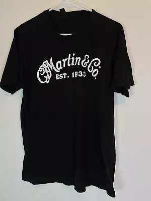 Martin And Co Guitars Acoustic Logo Mens T-shirt Cloting USA Sz Med • $10