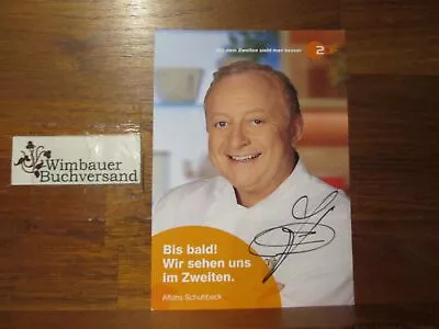 Original Autograph Alfons Schuhbeck TV Cook // Autograph Autograph Signed • £12.48