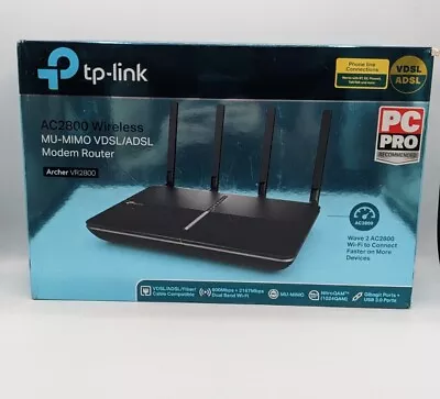 £89.99 • Buy TP-Link Archer VR2800 AC2800 Dual Band Wireless MU-MIMO VDSL/ADSL Modem Router 