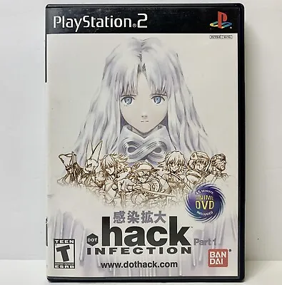 Dot Hack Infection PlayStation 2 PS2 Part 1 Complete CIB Reg Card DVD Manual • $22.99