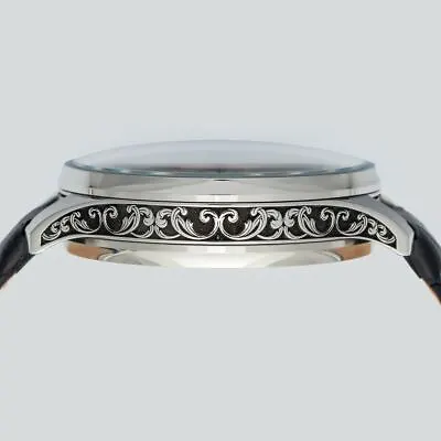 $1605.54 • Buy Antique Vintage Vacheron   Constantin Pocket Watch With 48mm Silver Dial Leath