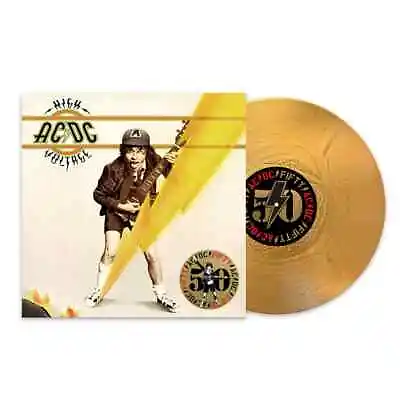AC/DC - High Voltage (50th Anniversary Edition) Gold Coloured Vinyl LP • $55.55