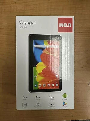 RCA Voyager 7  16GB 4 Core Tablet Android 6.0 Black Camera Bluetooth • $40
