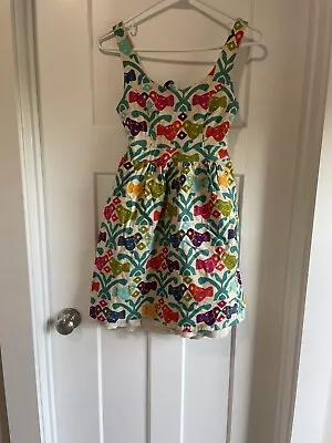 Judith March Aztec Bird Print Dress Size Large • $30