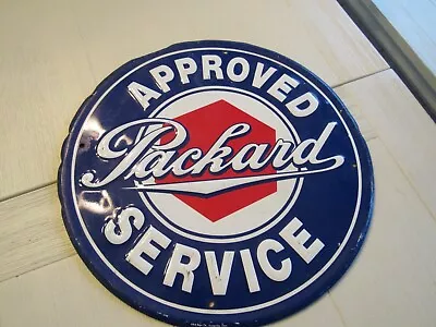 Vintage Approved Packard Service Car Metal Sign • $78.99