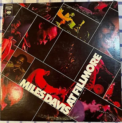 Vintage Jazz Miles Davis  At Filmore  - Live Recording - Santa Maria Pressing • $7.50