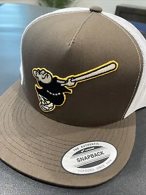 Throwback Classic Swinging Friar Logo San Diego Padres Trucker Brown Hat Cap New • $24