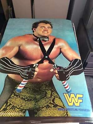 Rare 1980s Wwf Wrestling Poster Brutus The Barber Beefcake Wwe  • $20