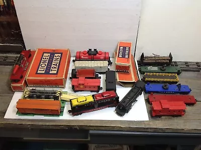 Lot Of 15 Lionel Freight Cars Rolling Stock 0 Or 0/27 Gauge And Engine Postwar • $33.99